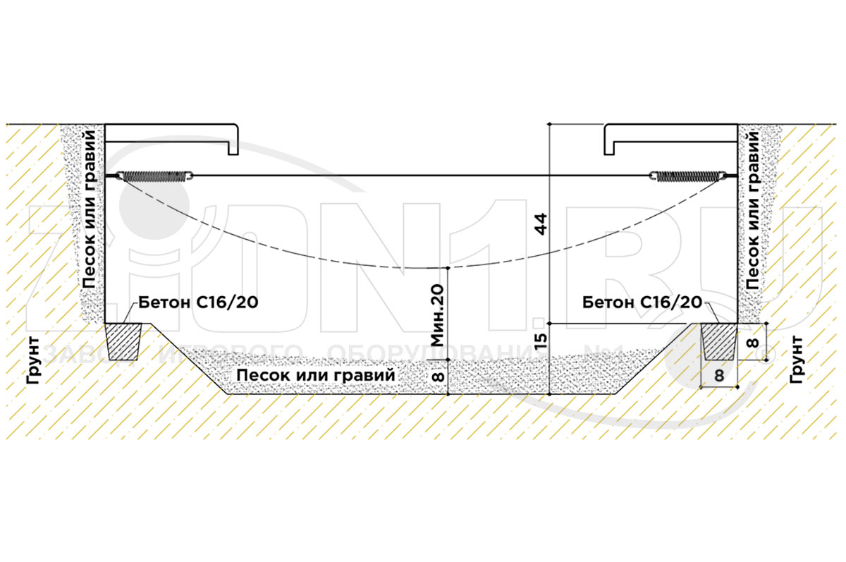 Батут уличный «Сектор 6S»