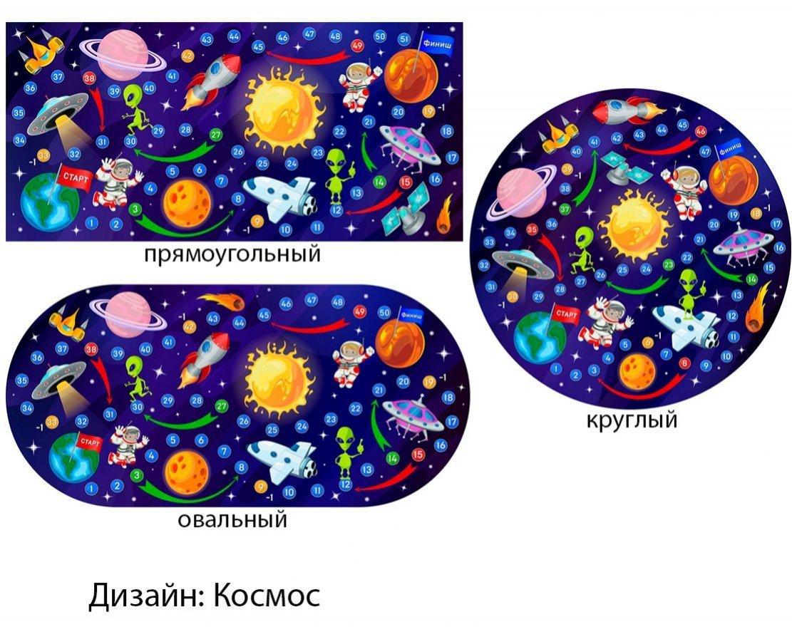 Резиновый тематический коврик Игра