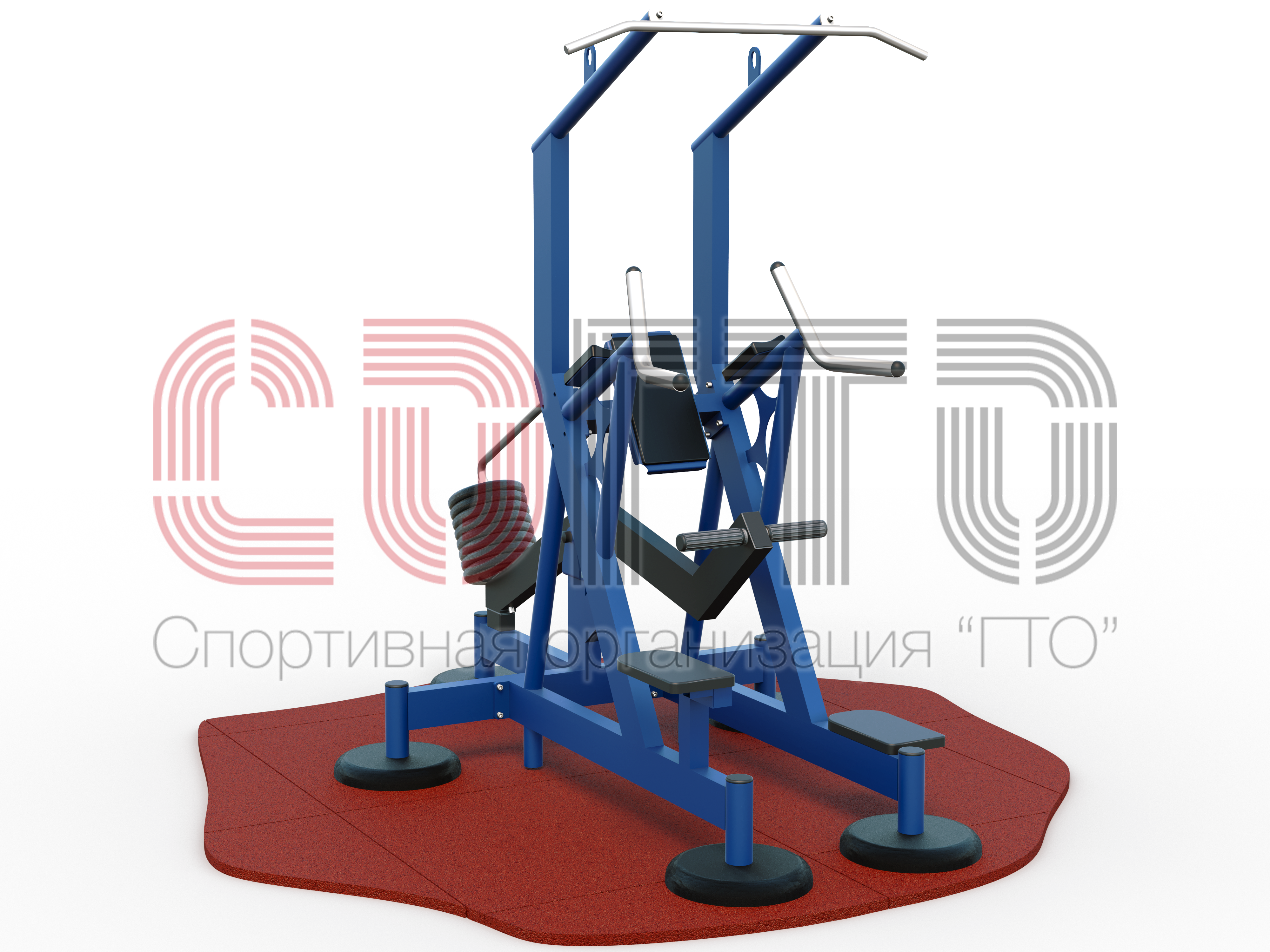 Уличный силовой тренажер для подтягивания и отжимания на брусьях с противовесом, с изменяемой нагрузкойпротивовесом» с изменяемой нагрузкой