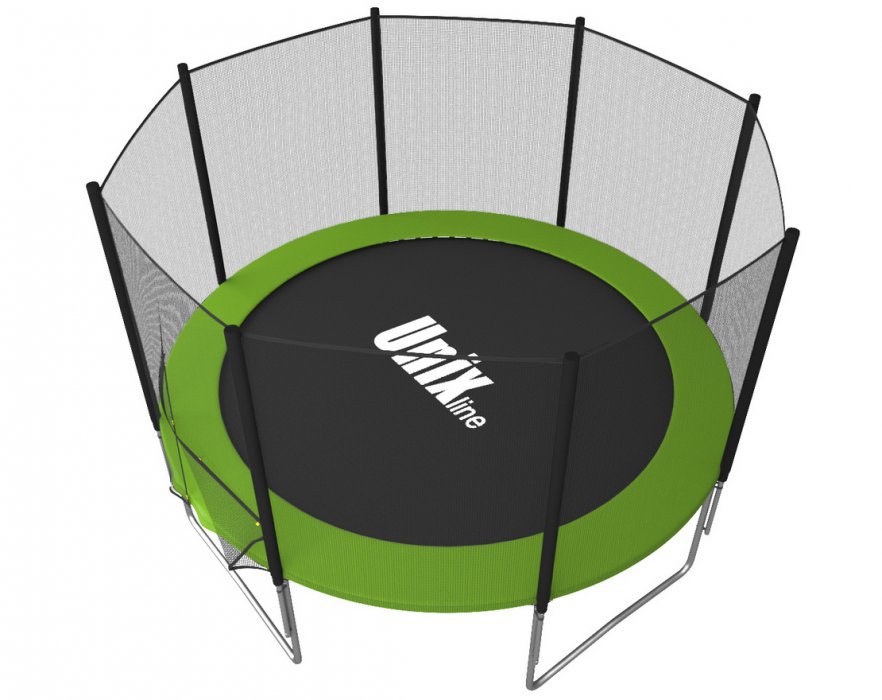 Батут UNIX line Simple 8 ft Green (outside)