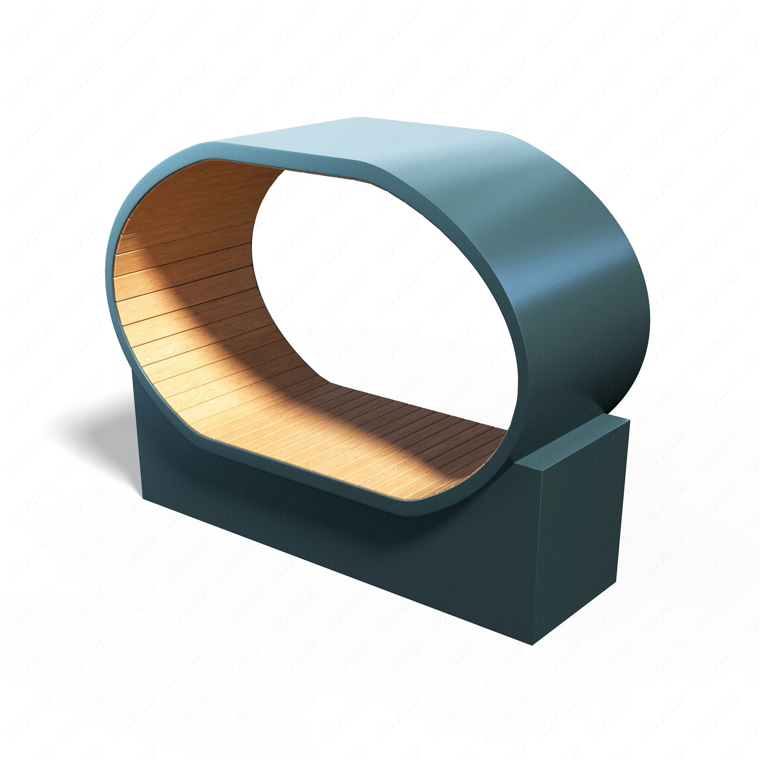 Скамейка с навесом "Эллипс"