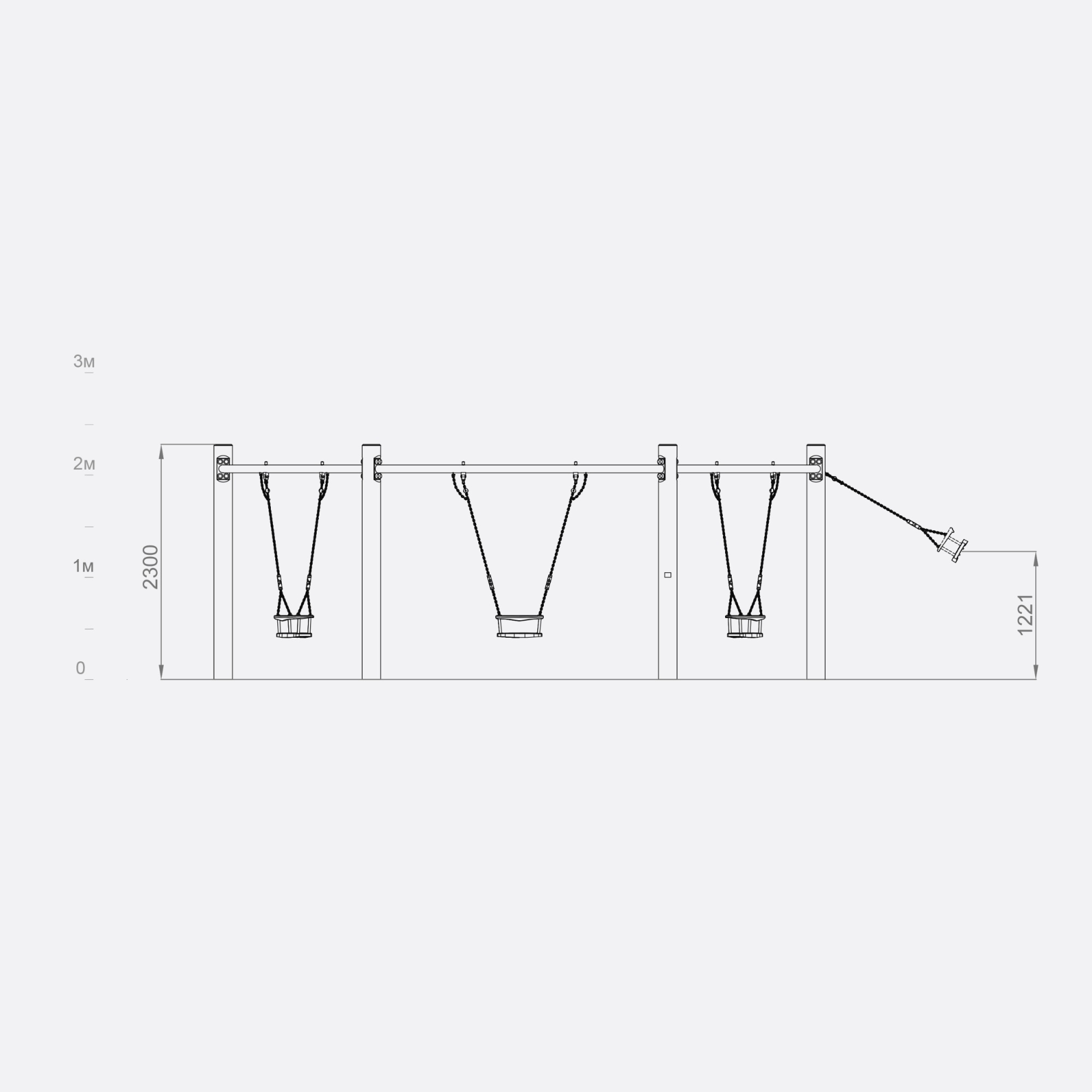 Качели «LE-04.16»